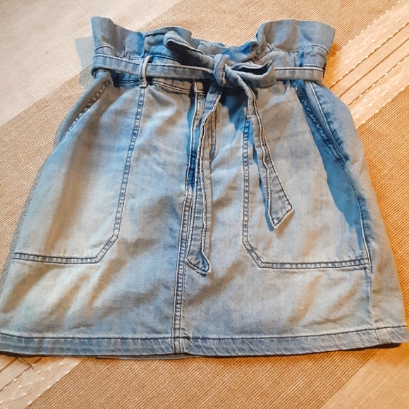 Free People jean skirt medium - Picture 6 of 10